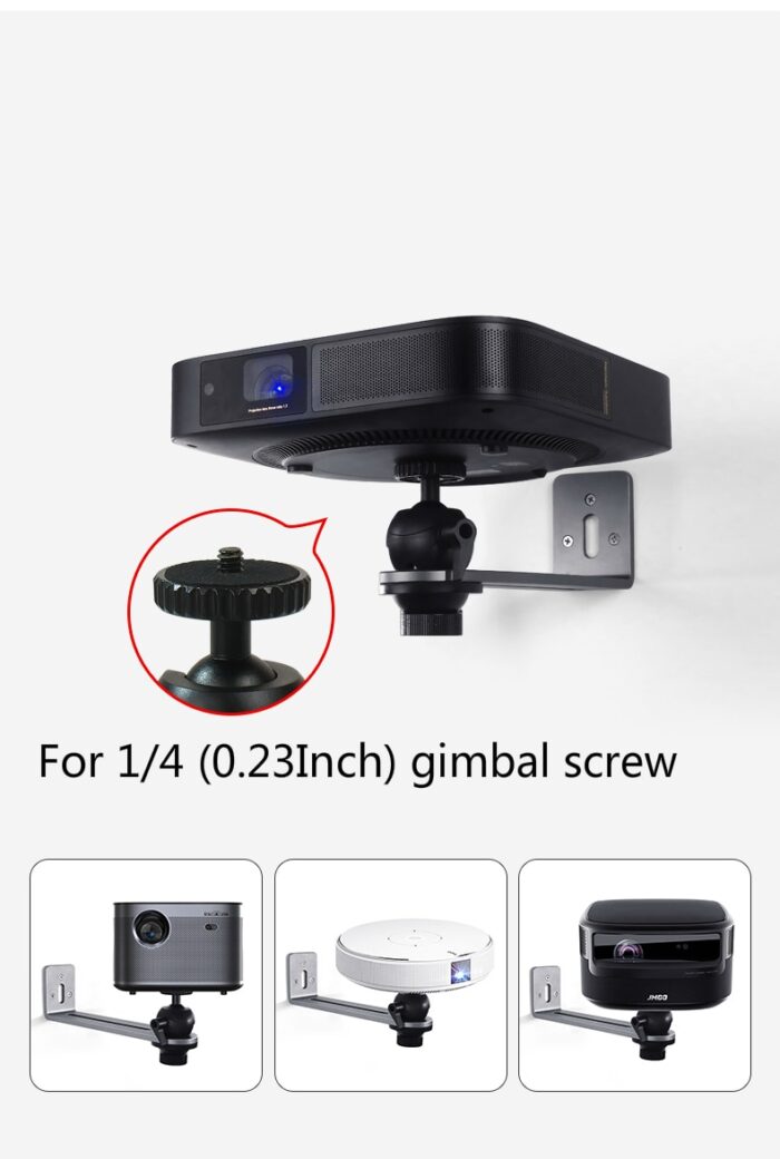 Projector Bracket adjustable Universal Wall Mount Bracket Projector Wall Mount suitable for XGIMI Z4/Z6X/h3S,JMGO J10/G9/O1 – Bild 4