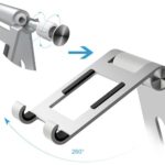 Verstellbarer Aluminium Tablet-Ständer, Multiwinkel-Halterung für iPad Tab Kindle Nintendo Switch (bis 12,9") – Bild 3