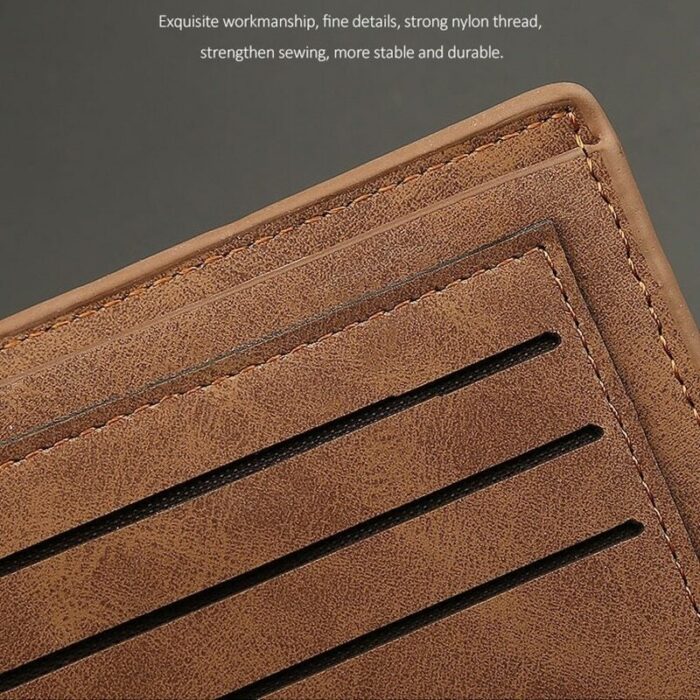 New Men Wallets Small Money Purses Wallets New Design Dollar Price Top Men Thin Wallet With Coin Bag Zipper Wallet – Bild 5