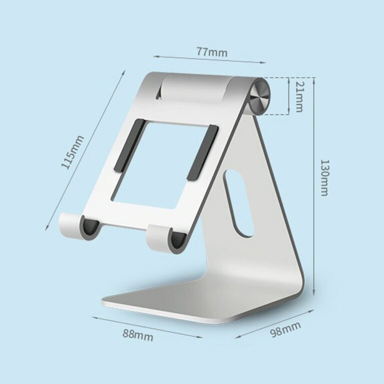 Verstellbarer Aluminium Tablet-Ständer, Multiwinkel-Halterung für iPad Tab Kindle Nintendo Switch (bis 12,9") – Bild 6