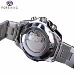 Herren Uhr Wasserdicht Mechanische Armbanduhr Edelstahl Band Uhr Datum Anzeige – Bild 4