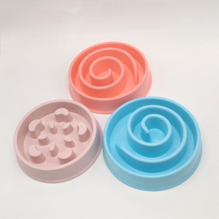 Anti Schling Napf Hund Katze Slow Feeder Futternapf ABS Kunststoff Rutschfest 20cm – Bild 4