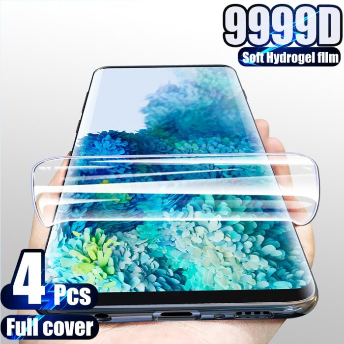 4Pcs Hydrogel Film Screen Protector For Samsung Galaxy S20 FE S10 S21 S9 S8 Plus A51 A71 A50 A12 A32 A52 A72 A21S A31 Not Glass – Bild 2