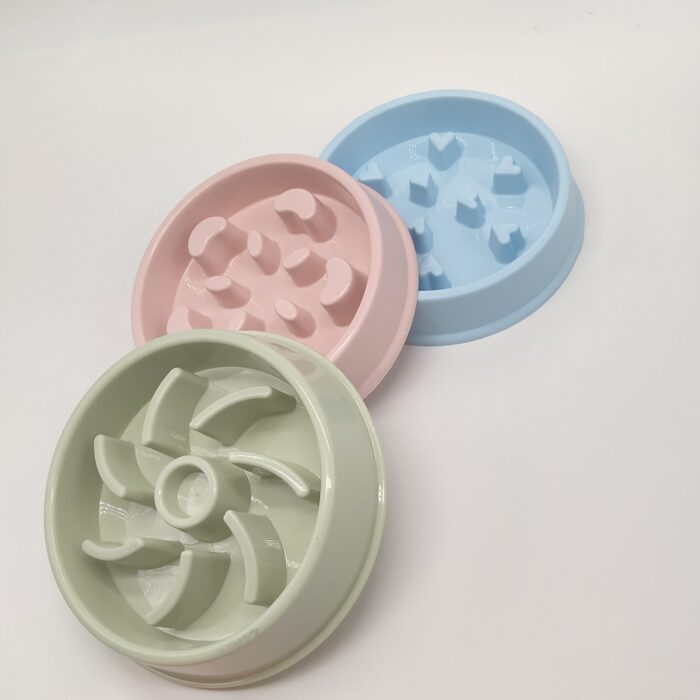 Anti Schling Napf Hund Katze Slow Feeder Futternapf ABS Kunststoff Rutschfest 20cm – Bild 1