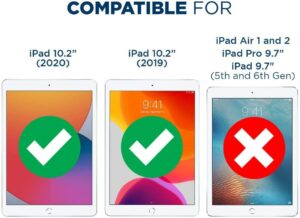 Tempered Glass Screen Protector Cover for Apple IPad 2020 8th 10.2 Inch Tempered Film HD 2Pcs – Bild 4