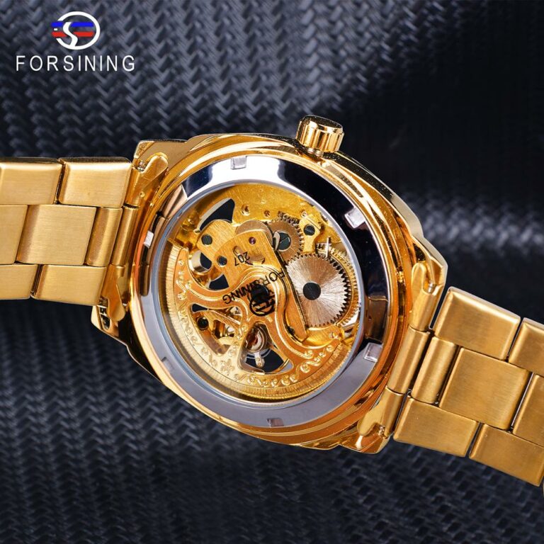 Ha53605146e1048eba9dc71208209010eK.jpg Armbanduhr Uhr Automatische Mechanische Transparent Herren Leuchtzeiger Skeleton – Bild 4
