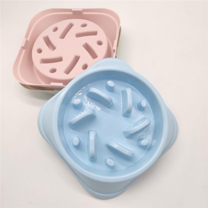 Anti Schling Napf Hund Katze Slow Feeder Futternapf ABS Kunststoff Rutschfest 20cm – Bild 6