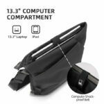 HK Herren Umhängetasche Große Kapazität von 13,3 Zoll Computer Hochwertiges wasserdichtes Paket von Travel Fashion Men Crossbody Bag – Bild 5
