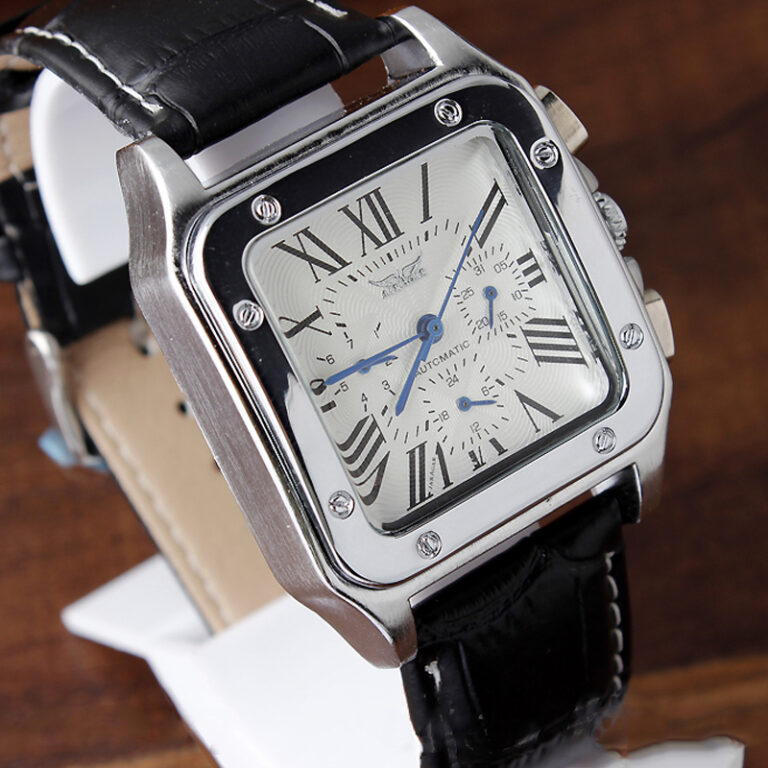 H25b28b4b31c8483087e4e4eb7d2738b4W.jpg Luxus Automatische Mechanische Selbst-Wickel Männer Uhr Platz Fall Kalender Display Römischen Ziffern Lederband Armbanduhr Geschenke – Bild 5