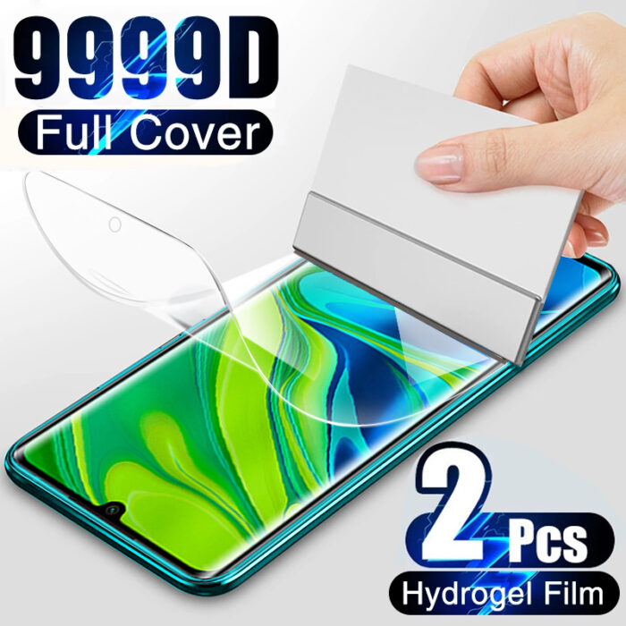 9999D Hydrogel Film For Xiaomi Redmi Note 10 9S 9 8 7 Pro 9A 8A Note 10 Pro Screen Protector mi 10T 9T Poco X3 M3 Pro Not Glass – Bild 1