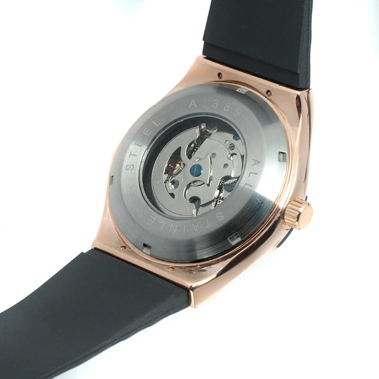 FORSINING Militär Sport Auto Mechanische Uhr Männer silikon Armband Skeleton Herren Uhren – Bild 7