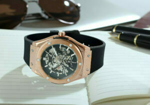 FORSINING Militär Sport Auto Mechanische Uhr Männer silikon Armband Skeleton Herren Uhren – Bild 3