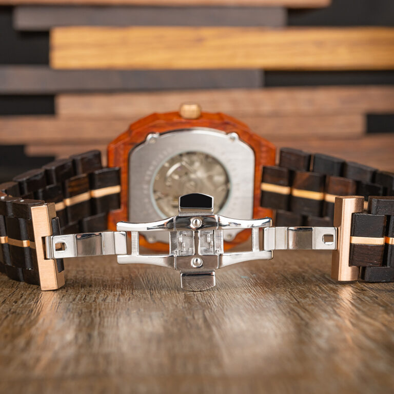 Automatische mechanische Uhr Herrenuhr BOBO BIRD Holz Armbanduhr – Bild 6