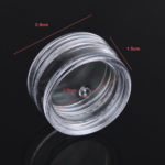 10/20/30/50 Stücke Make-up Organizer Boxen Durchsichtiger Kunststoff Schmuck Perlen Aufbewahrungsbox Tragbare Kleine Runde Kosmetikbehälter Gläser 2,5 ML – Bild 6