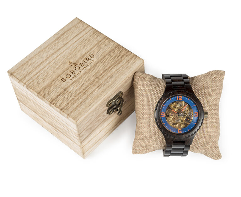 Man Automatic Machinery Watches BOBO BIRD Wood Waterproof Men's Watches Fashion Luxury Design Accept Customized Great Gift Box – Bild 6