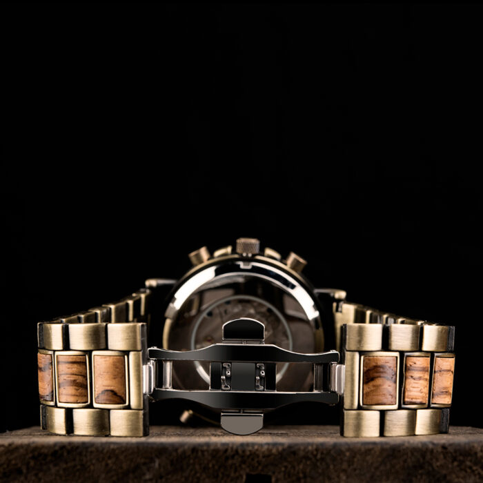 BOBO BIRD Men Automatic Mechanical Watch Couple Wristwatch Multifunctional Auto Date Chronograph Custom Clock Gift reloj hombre – Bild 5