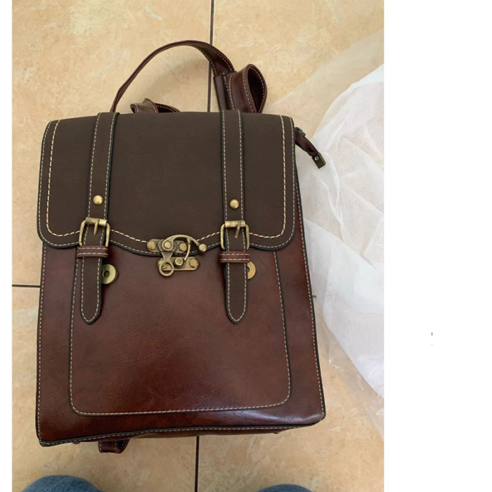 Vintage Women Backpack High Quality Brand Female Black Shoulder Bag Lady Multifunction Backpack Hot School Bags – Bild 3