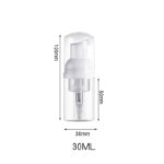 12Pcs Foaming Soap Pump 30ML Refillable Empty Bottle Portable Plastic Foam Dispenser Bottle for Cleaning Travel – Bild 2