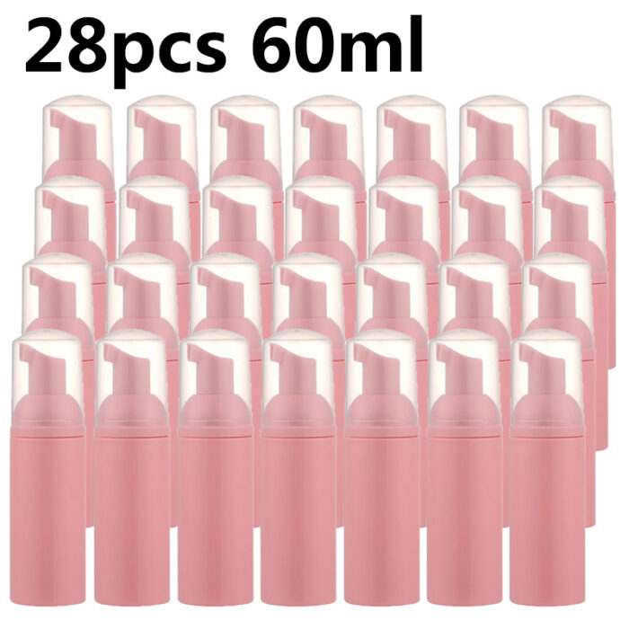 28PCS 60Ml foam bottle soap mousse liquid dispenser plastic Empty Cosmetic foam shampoo lotion bottle foam bottle – Bild 2