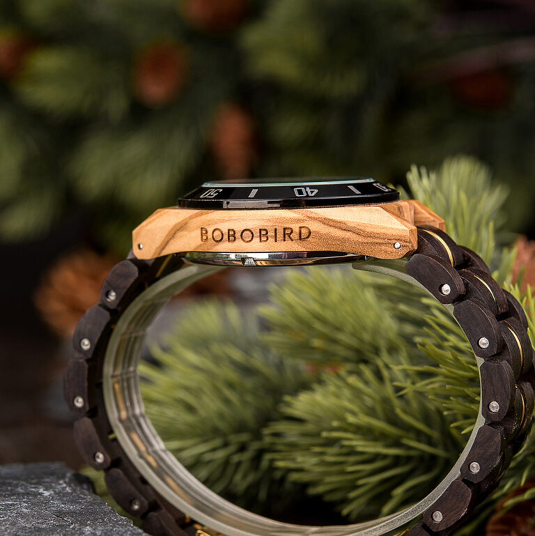 Mechanical Watch Men Wooden Watches BOBO BIRD Luxury Fashion Automatic Wristwatch Luminous Timepiece Clock Custom Gift Box OEM – Bild 5