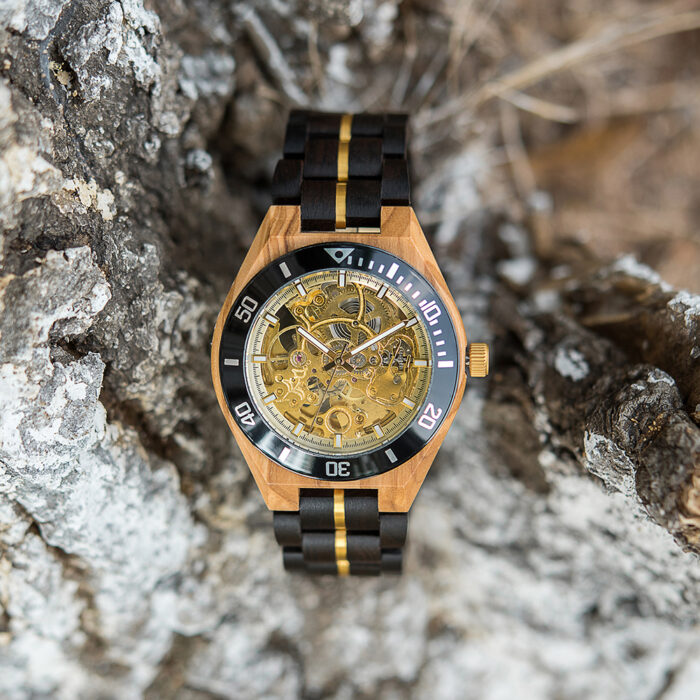 Mechanical Watch Men Wooden Watches BOBO BIRD Luxury Fashion Automatic Wristwatch Luminous Timepiece Clock Custom Gift Box OEM – Bild 3