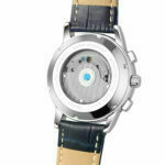 FORSINING Herrenuhren Luxus Automatische Mode Blau Echtes Lederband Display Kalender Armbanduhr – Bild 4