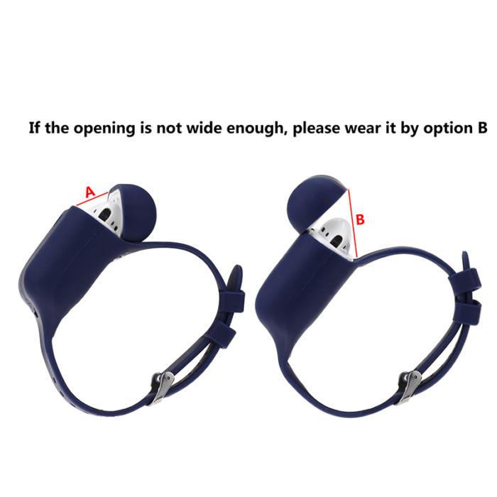 Schutzhülle für AirPods 2 Case Armband Silikon Kompatibel für Apple Airpods 2 – Bild 3