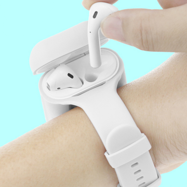 Schutzhülle für AirPods 2 Case Armband Silikon Kompatibel für Apple Airpods 2