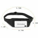 Hk Herren Gürteltasche Pack Teenager Reise Handytasche für Herren Bauchtasche Schulter Umhängetasche Geldbörse für Gürtel Unisex Hüfttaschen – Bild 3