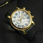 Luxury Design Men's Mechanic Watches Leather Strap Butterfly Clasp Male Clock Auto Date Day Month Calendar Wristwatches for Man – Bild 2