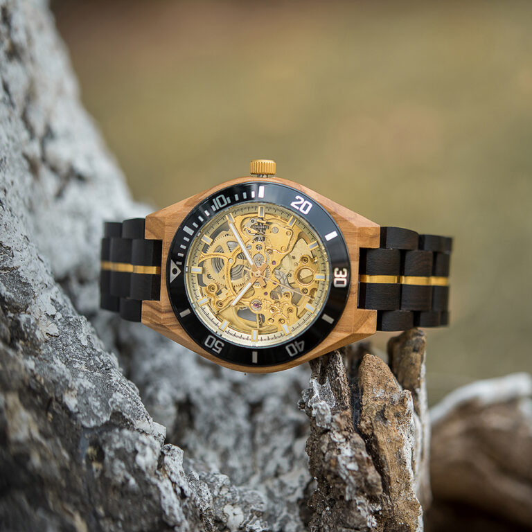 Mechanical Watch Men Wooden Watches BOBO BIRD Luxury Fashion Automatic Wristwatch Luminous Timepiece Clock Custom Gift Box OEM – Bild 2