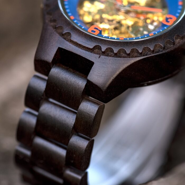 Man Automatic Machinery Watches BOBO BIRD Wood Waterproof Men's Watches Fashion Luxury Design Accept Customized Great Gift Box – Bild 3