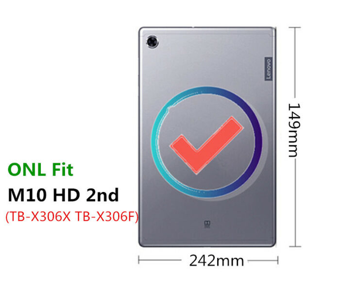 Slim Stand Cover for Funda Lenovo Tab M10 HD 2nd X306 Generation Case – Bild 4