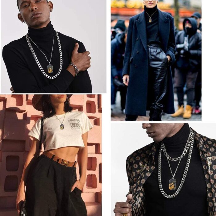 U7 Scorpio 12 Constellations Necklace Birthday Gifts  Stainless Steel Amulet Horoscope Pendant Zodiac Star Sign Jewelry P1224 – Bild 5