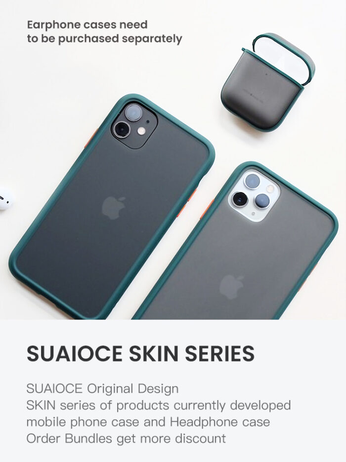 SUAIOCE Original Shockproof Case For iPhone 11 Pro Max X XS XR MAX 7 8 Plus SE 2020 Transparent Cover Silicone Case – Bild 5