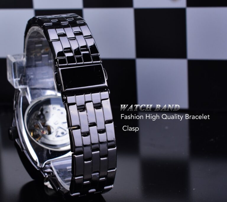 DUNCOUGAR Automatikuhr Edelstahl Herren Business Sport mechanische Armbanduhr – Bild 4