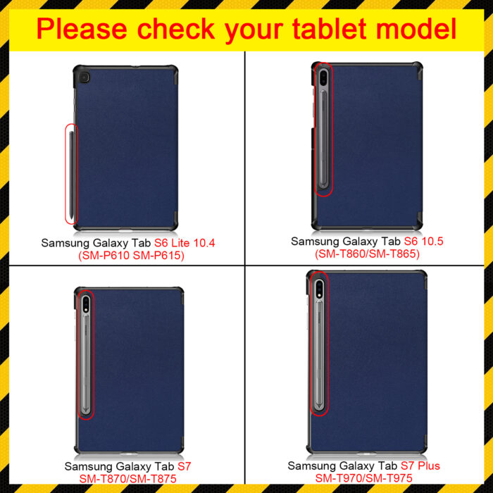 Für Samsung Galaxy Tab S7/S8 Plus Fe Fall, SM-T870 T970 T860 P610 T736 X800 X806 Abdeckung Für Samsung Galaxy S6 Lite Fall – Bild 2