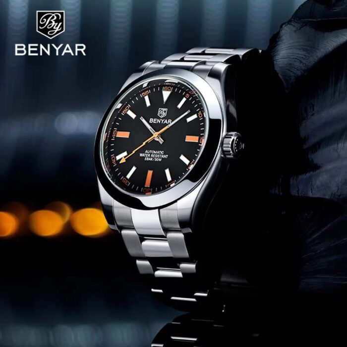 BENYAR Mechanical Wristwatches Business Automatic Sport Watches for Men – Bild 5