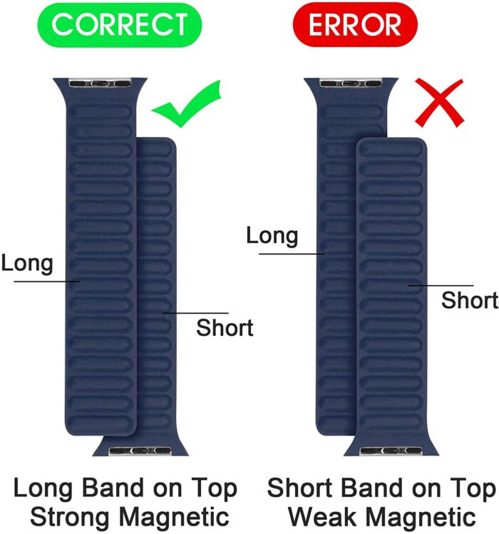 Original silicone Link for Apple Watch Magnetic Loop Bracelet – Bild 4