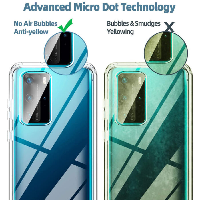 360 Full Body Shockproof Transparent Soft TPU Phone Case For Huawei P40 Lite E P30 P20 P10 Mate 30 20 10 Pro Honor 20 V20 V30 8X – Bild 6