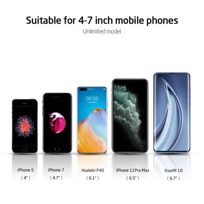 ESR Car Phone Holder For iPhone Gravity Mobile Phone Holder Universal Car Mobile Phone Holder Air Vent Mount Stand for 4-7 inch – Bild 6