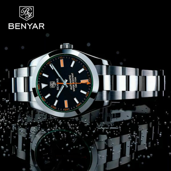 BENYAR Mechanical Wristwatches Business Automatic Sport Watches for Men