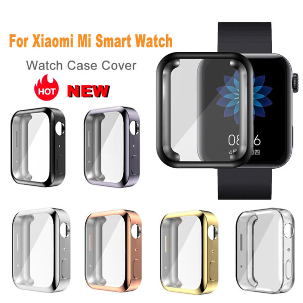 For Xiaomi Mi Watch All-Around Ultra Slim Soft TPU Screen Protector Case