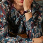 Retro Design Ladies Golden Skeleton Diamond Like Display Mechanical Wrist Watches – Bild 5