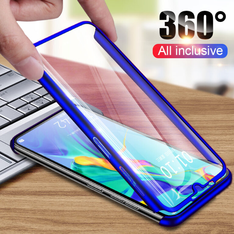 360 Shockproof Full Cover Case for Huawei P40 P30 P20 P8 Lite 2019 Pro P10 Plus Mate 8 9 10 20 30 Lite Cover With Screen Film – Bild 1