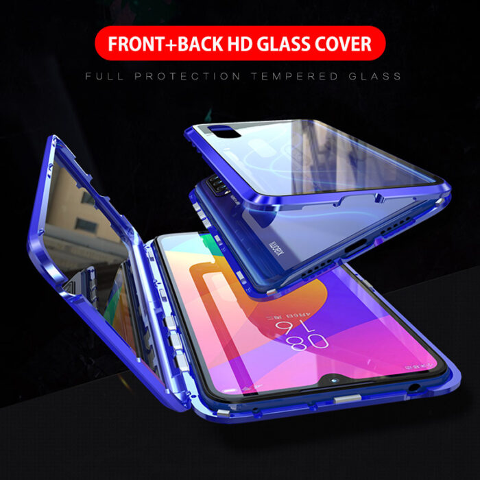 Magnetic Adsorption Glass Case for Xiaomi Redmi Note 9S Note 8 Pro 8T Mi 9 Lite Mi 10 Pro K20 K30 Pro Metal Magnet Cover Cases – Bild 6