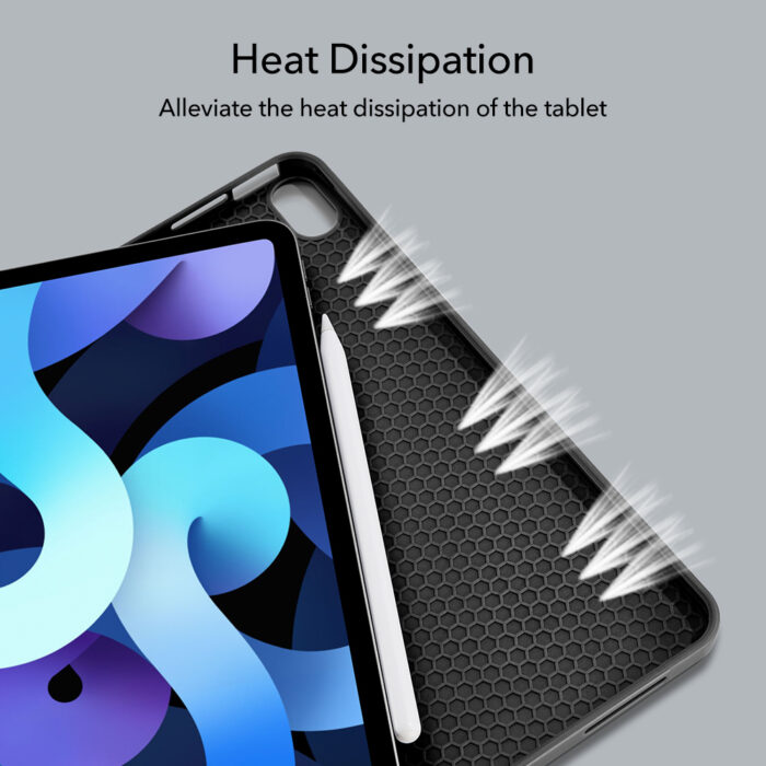 ESR for iPad Air 4 Case Rebound Pencil Case Auto Sleep/Wake Smart Cover for iPad Air4 2020 Soft Flexible Case with Pencil Holder – Bild 4