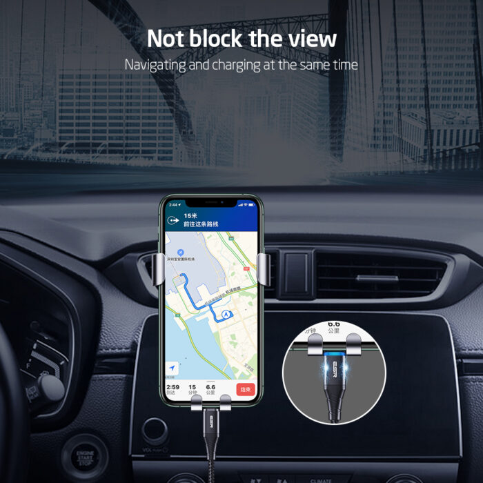 ESR Car Phone Holder For iPhone Gravity Mobile Phone Holder Universal Car Mobile Phone Holder Air Vent Mount Stand for 4-7 inch – Bild 4