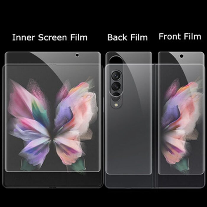 4in1 full cover hydrogel film case for samsung galaxy z fold3 fold 3 5g 7.6 – Bild 2