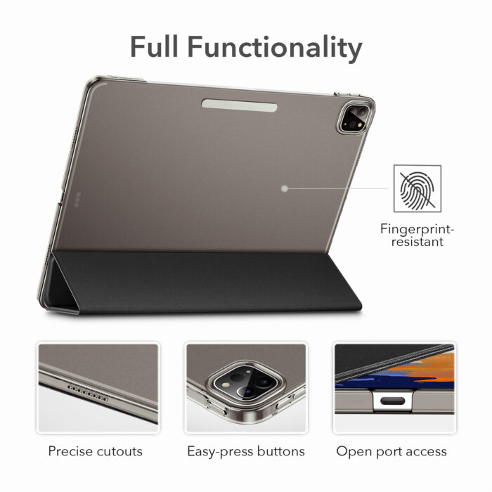 ESR Case for iPad Pro 11 2021 Trifold Smart Case for iPad Pro 12.9 2021 Stand Case with Clasp Auto Sleep/Wake Cover for iPad Pro – Bild 4